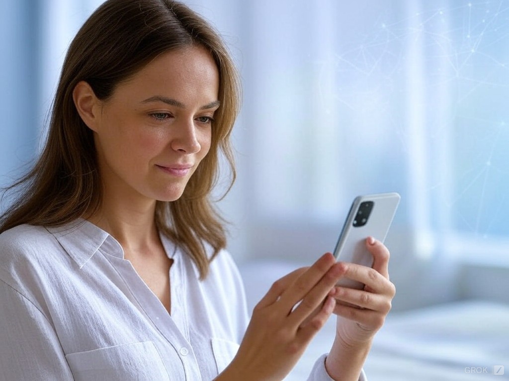 woman on mobile phone
